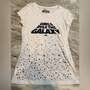 Star Wars Girls Junior S “Girls Rule the Galaxy” Graphic Tee
